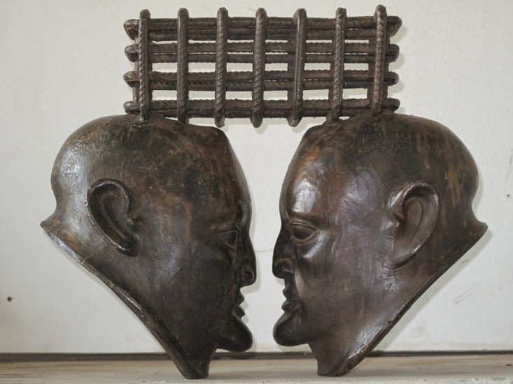 GUY DU TOIT, CAGE ON TWO HEADS
BRONZE - UNIQUE