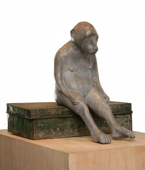WILMA CRUISE, CAUCUS BABOON
2012, BRONZE WITH FOUND OBJECT