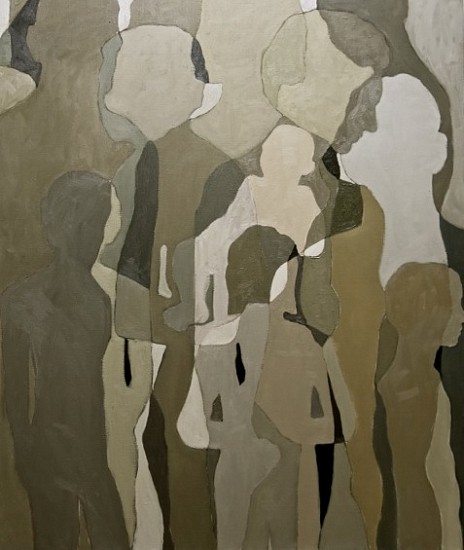 SHANY VAN DEN BERG, DEUR DIE STRATE VAN DIE STAD/ DOCUMENTING CUT OUT FAMILY
2015, OIL PAINT ON LINEN