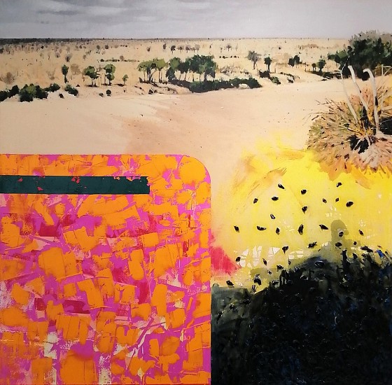 JACO ROUX, DRY RIVER BED- KNP I
2020, OIL ON CANVAS