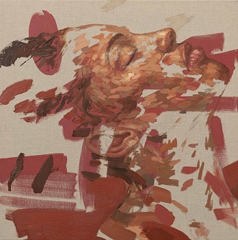 small fluctuation 2020 oil on linen 80x80cm