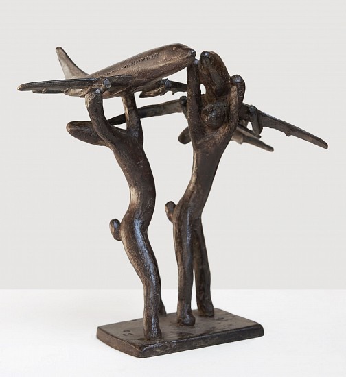 GUY DU TOIT, HARE WITH TWO PLANES
2020, BRONZE