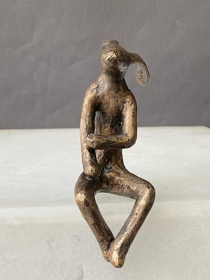 GUY DU TOIT, HARE WITH HAND ON FOREARM
2022, BRONZE