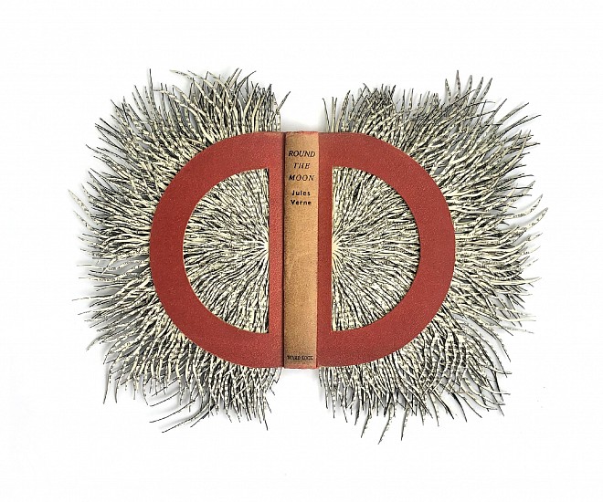 BARBARA WILDENBOER, ROUND THE MOON
2022, ALTERED BOOK
