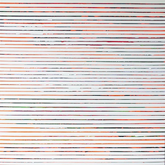 PAOLO BINI, BIANCO LUCE / WHITE LIGHT
2022, ACRYLIC AND PIGMENTS ON PAPER TAPE ON CANVAS