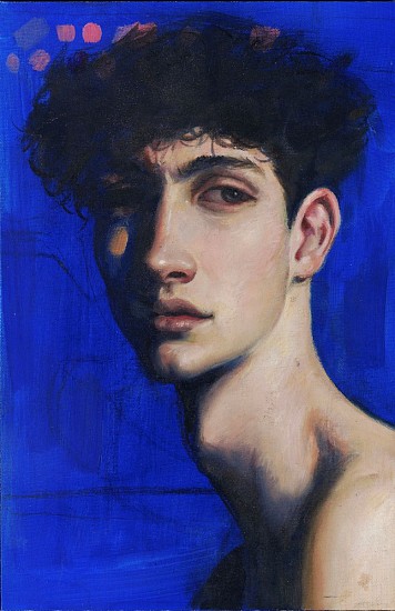 ANDRE SERFONTEIN, A STUDY IN BLUE I
OIL ON CANVAS