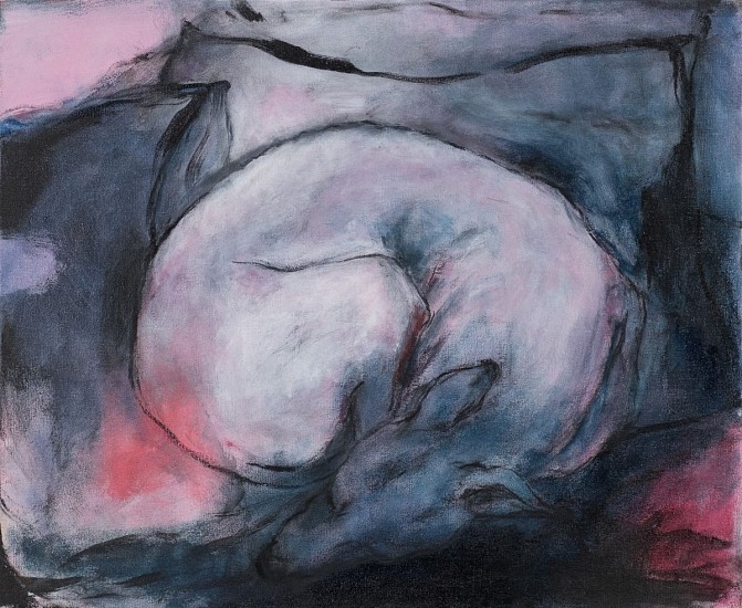 NICOLA BAILEY, DAY DREAMING
2024, OIL ON CHARCOAL ON LINEN