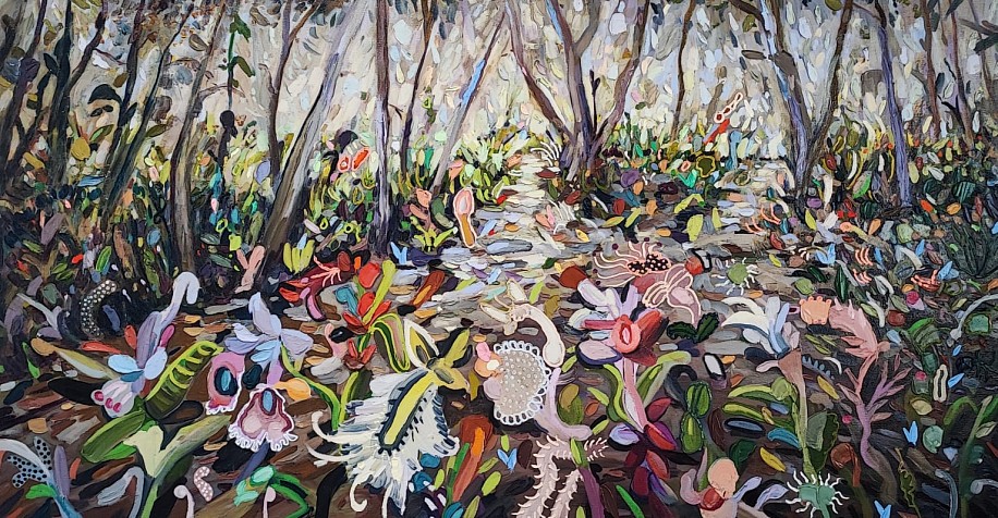 LEE-ANN HEATH, FOREST GOSSIP
2024, OIL ON CANVAS