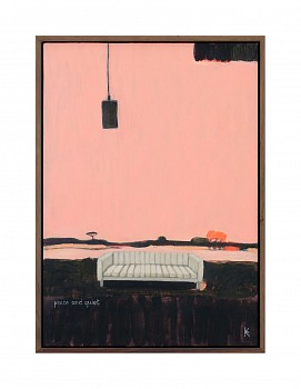 18.karen elkington peace and quiet acrylic on board 420 x