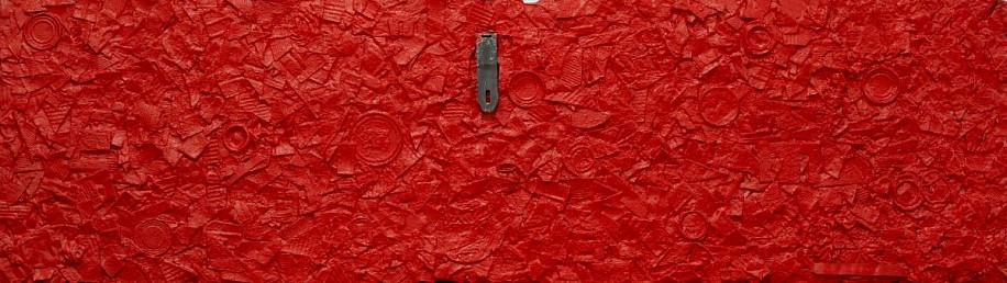 VUSI KHUMALO, ABSTRACT IN RED
2024, MIXED MEDIA COLLAGE ON PLYWOOD BOARD