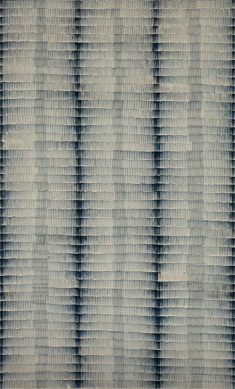 CATHY ABRAHAM, INDIGO SPECTRE
2024, OIL ON ITALIAN COTTON CANVAS