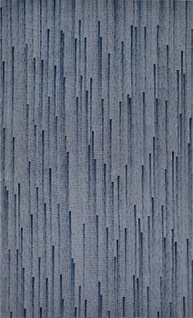 indigo tears on grey linen