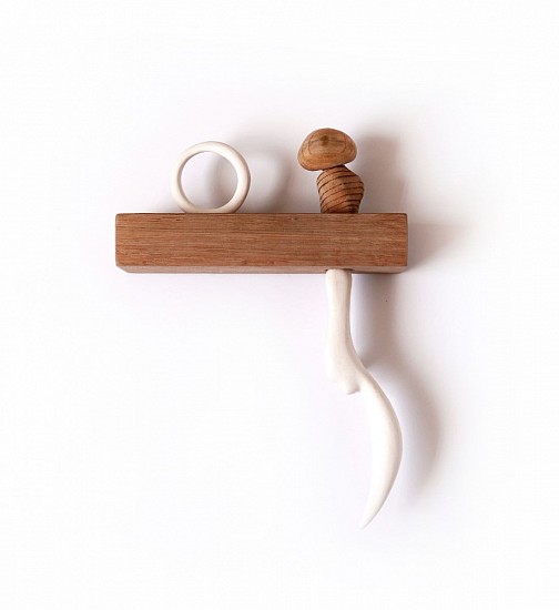 BARBARA WILDENBOER, MNEMONICS FOR TREES XII
CEDAR, OAK, PORCELAIN & THREAD