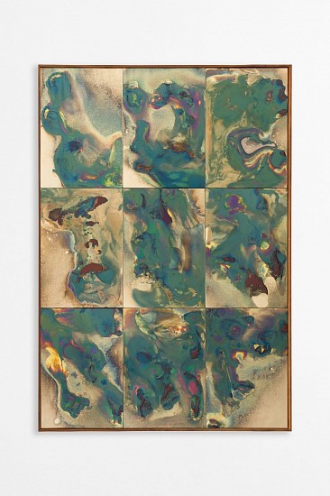 WATER DIXON, RESEQUENCING: ACTS OF ORDER
MULTILAYER BRASS & SPECTRUM LEPIDOLITE MIRROR ON 6MM GLASS