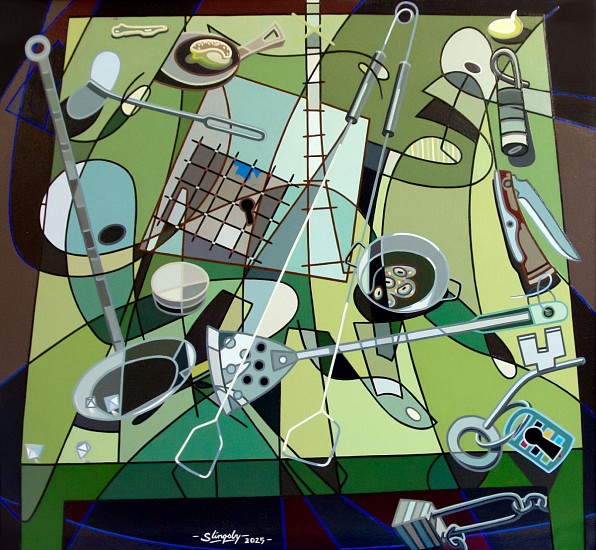 ROBERT SLINGSBY, ENTANGLED LEGACIES
OIL ON LINEN