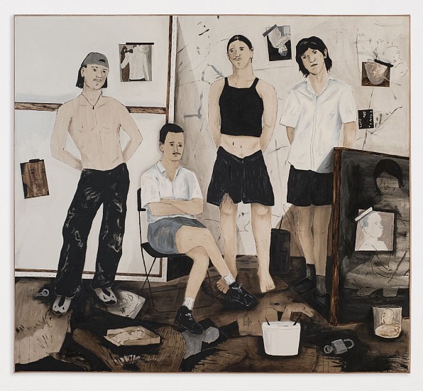 BRETT CHARLES SEILER
BITUMEN & ROOF PAINT ON CANVAS