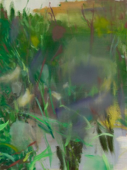 SWAIN HOOGERVORST, IN THE DISTANCE THE AIRSTRIP
OIL ON CANVAS