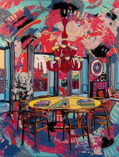 NORMAN O'FLYNN, INTERIOR OF POSSIBLE THINGS
EMBROIDERY