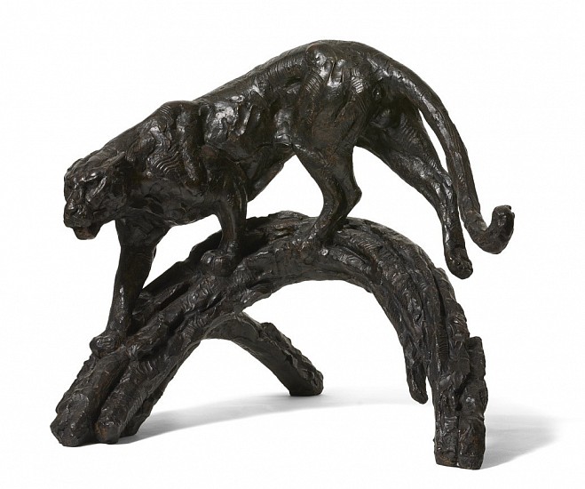 DYLAN LEWIS, S491 LEOPARD ON BRANCH MAQUETTE I
BRONZE