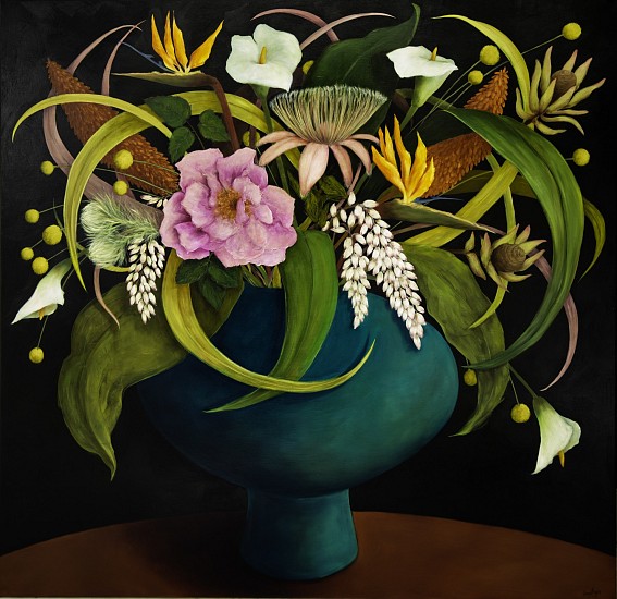 SHANY VAN DEN BERG, A SUMMER BUNCH
OIL ON CANVAS