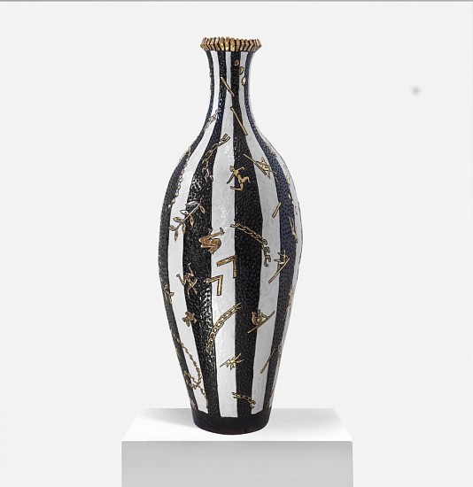 LUCINDA MUDGE, GOD HELPS THOSE WHO HELP THEMSELVES
2025, CERAMIC AND GOLD LUSTRE