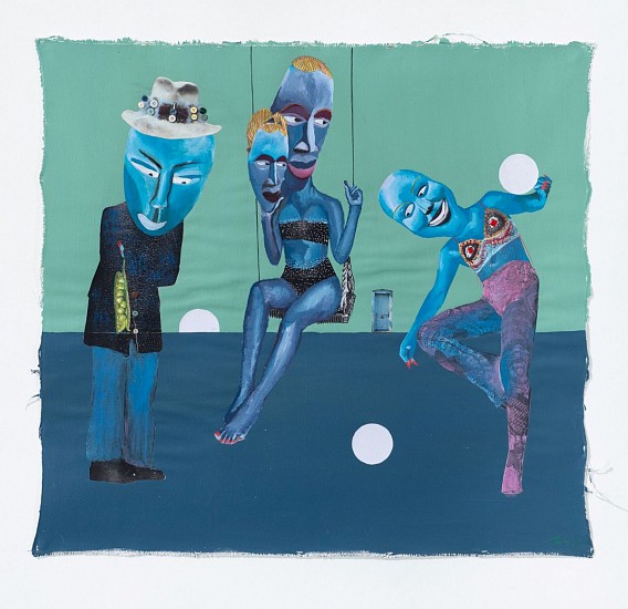 TERESA KUTALA FIRMINO, MY THRONE WAS ESTABLISHED A LONG TIME AGO
MIXED MEDIA ON CANVAS