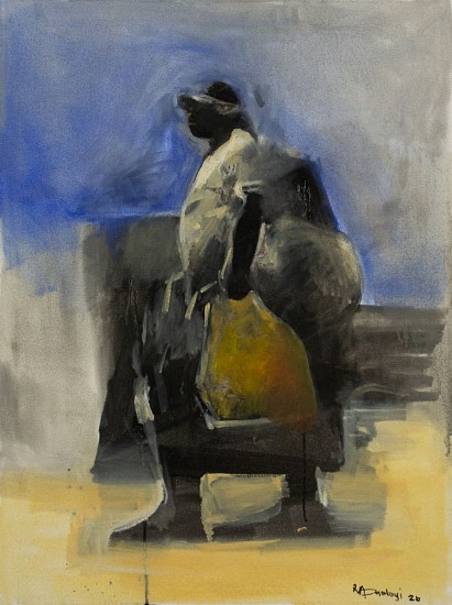 RICKY DYALOYI, UNTITLED
2026, MIXED MEDIA ON CANVAS